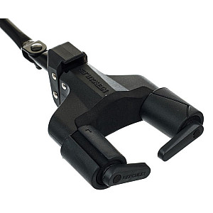 Hercules GSP40SB PLUS Auto Grip System Guitar Hanger Slat Wall Mount, Long Arm
